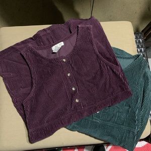 Teal blue and Purple Dresses